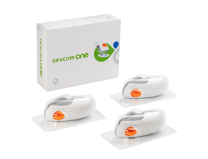 Датчик контроля уровня глюкозы в крови Dexcom one, 3 штука